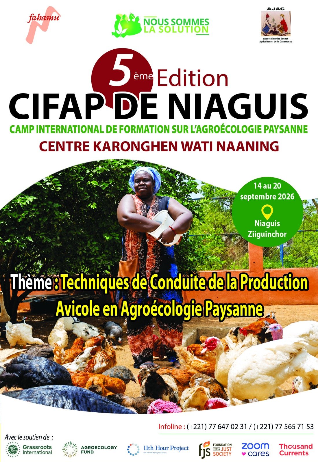 ZIGUINCHOR – SENEGAL – CINQUIEME  ÉDITION DU CIFAP À NIAGUIS